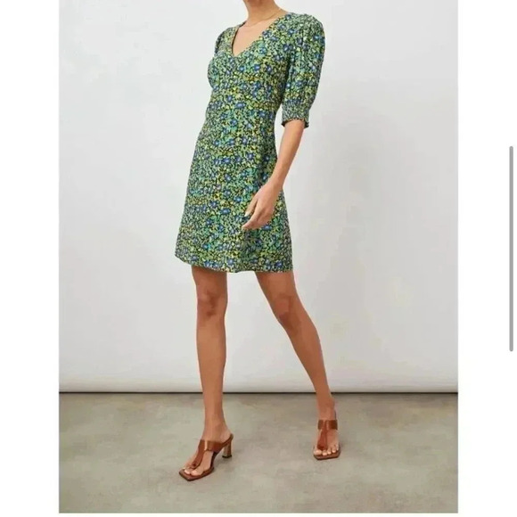 NWT Rails Roma Abstract Garden Floral Dress size Small - Picture 3 of 13